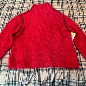 1 state pink sweater